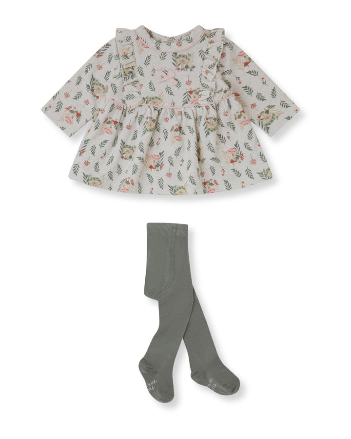 VESTIDO CHAMPIÑON CON LEOTARDO BEBÉ