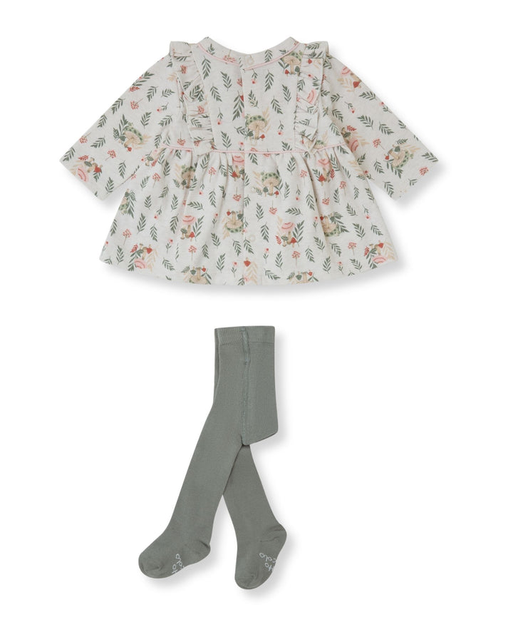 VESTIDO CHAMPIÑON CON LEOTARDO BEBÉ