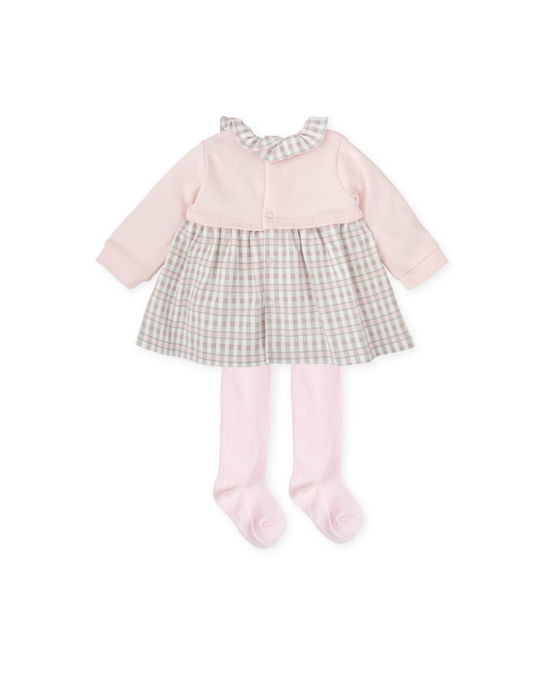 VESTIDO ROSA CON LEOTARDOS