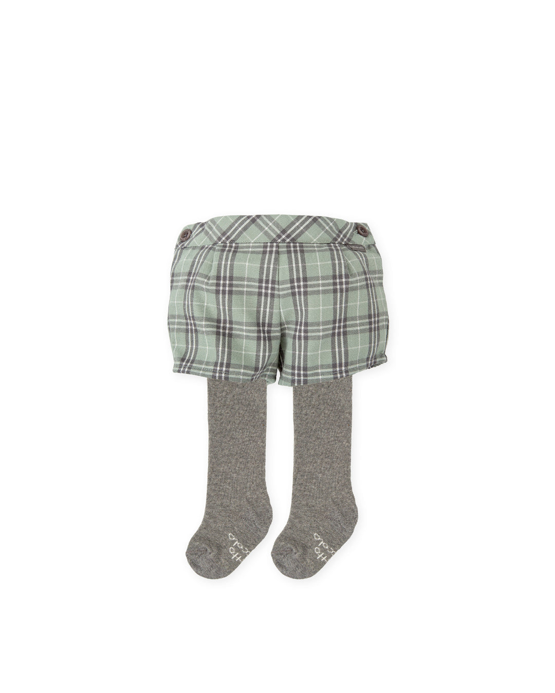 PANTALON BOMBACHO GRIS CON LEOTARDOS