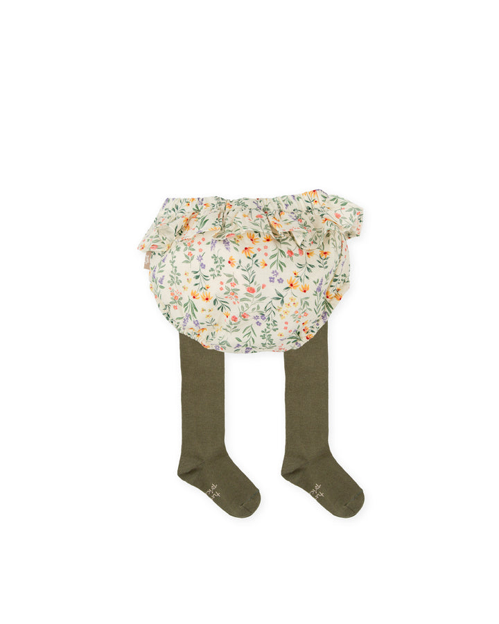 PANTALON BOMBACHO MOSTAZA CON LEOTARDOS