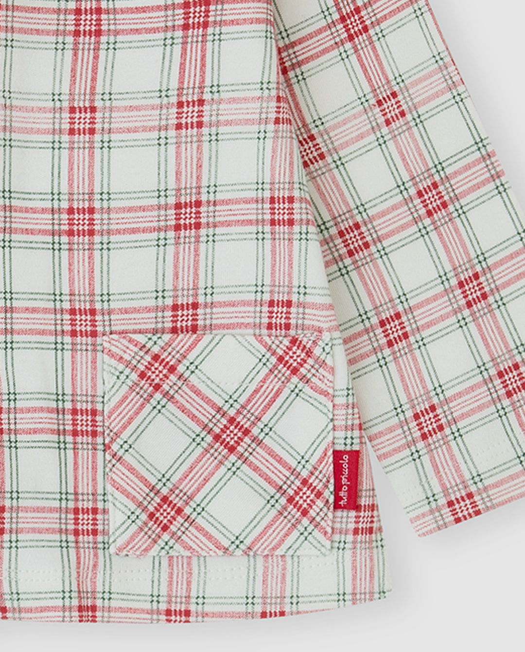 CONJUNTO 2 PZAS. ROJO CUADROS