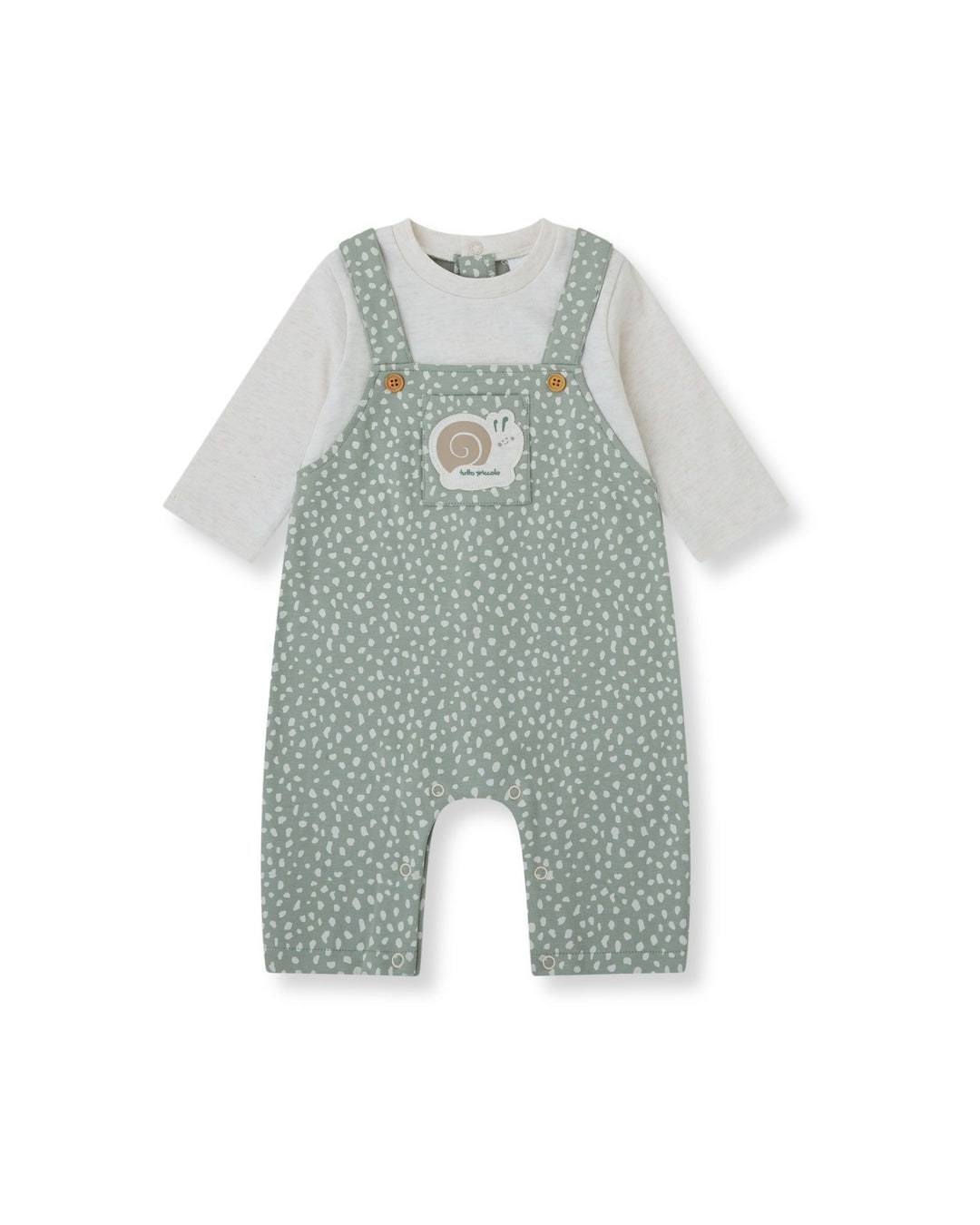 PELELE VERDE CARACOL BEBE