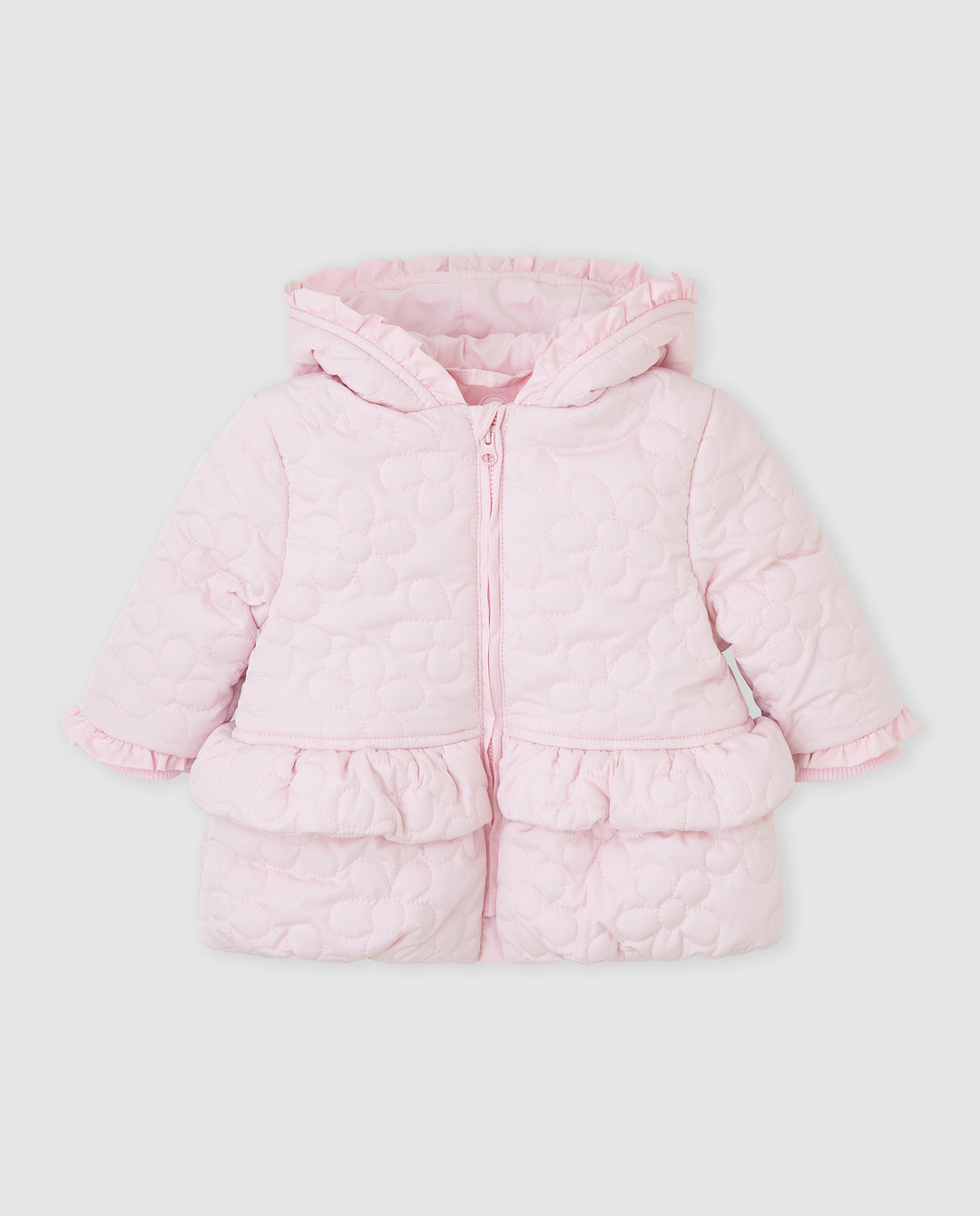 PARKA CON CAPUCHA ACOLCHADA ROSA