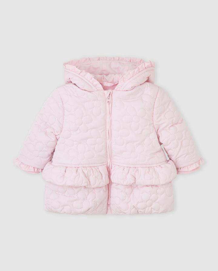 PARKA CON CAPUCHA ACOLCHADA ROSA
