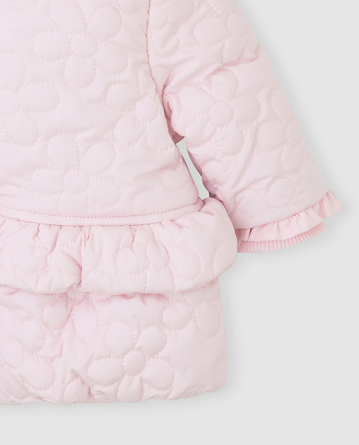 PARKA CON CAPUCHA ACOLCHADA ROSA