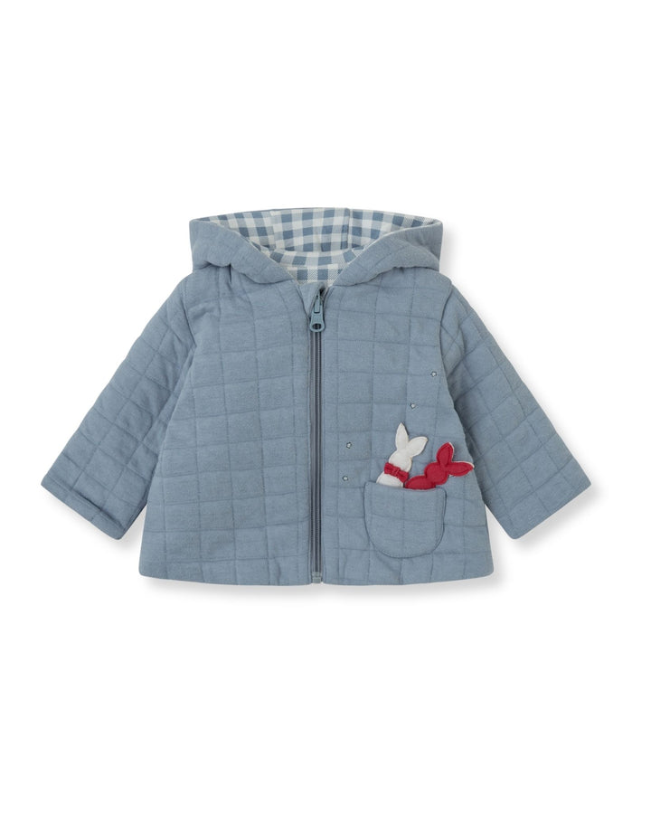 CHAQUETA ACOLCHADA ÍNDIGO BEBÉ