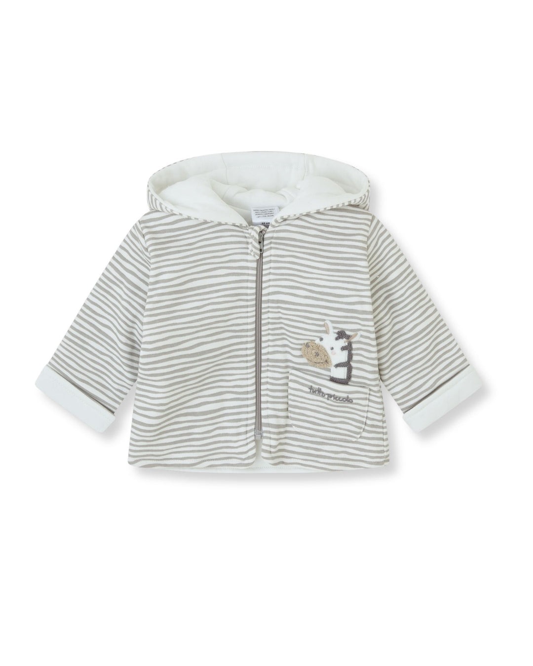 CHAQUETÓN GRIS RAYAS