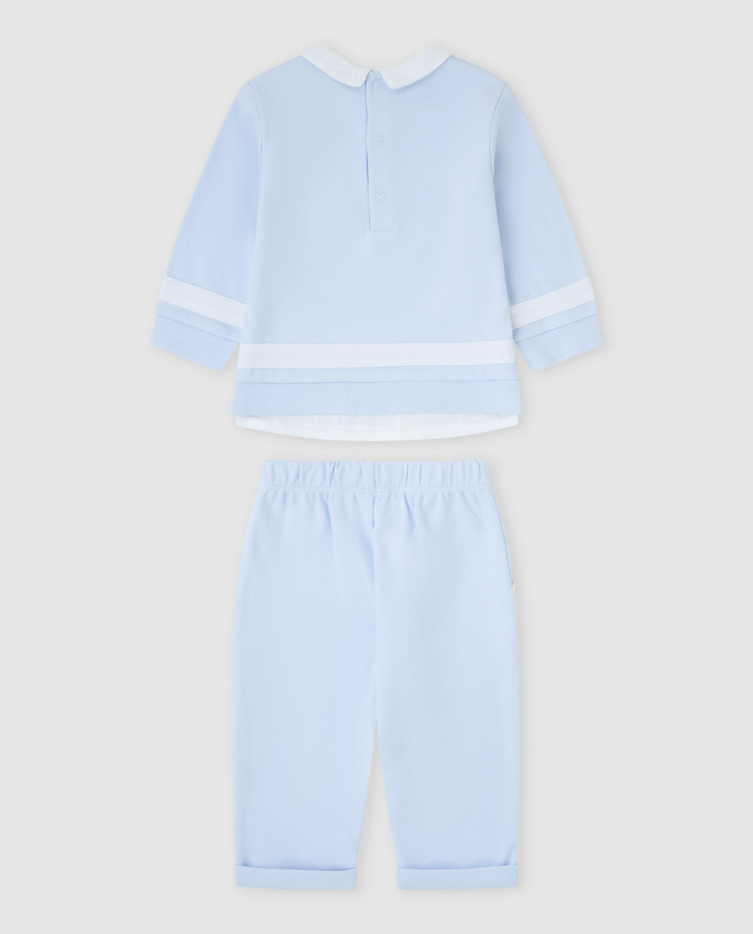 CONJUNTO 2 PZAS. RAYA AZUL BEBÉ