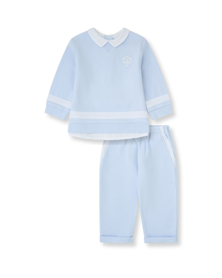 CONJUNTO 2 PZAS. RAYA AZUL