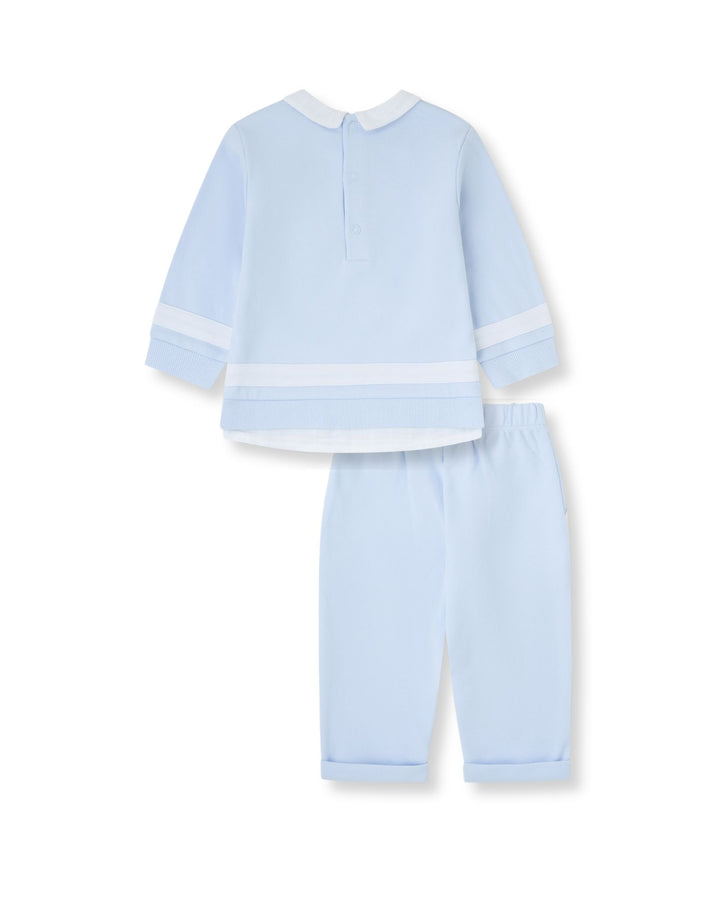 CONJUNTO 2 PZAS. RAYA AZUL