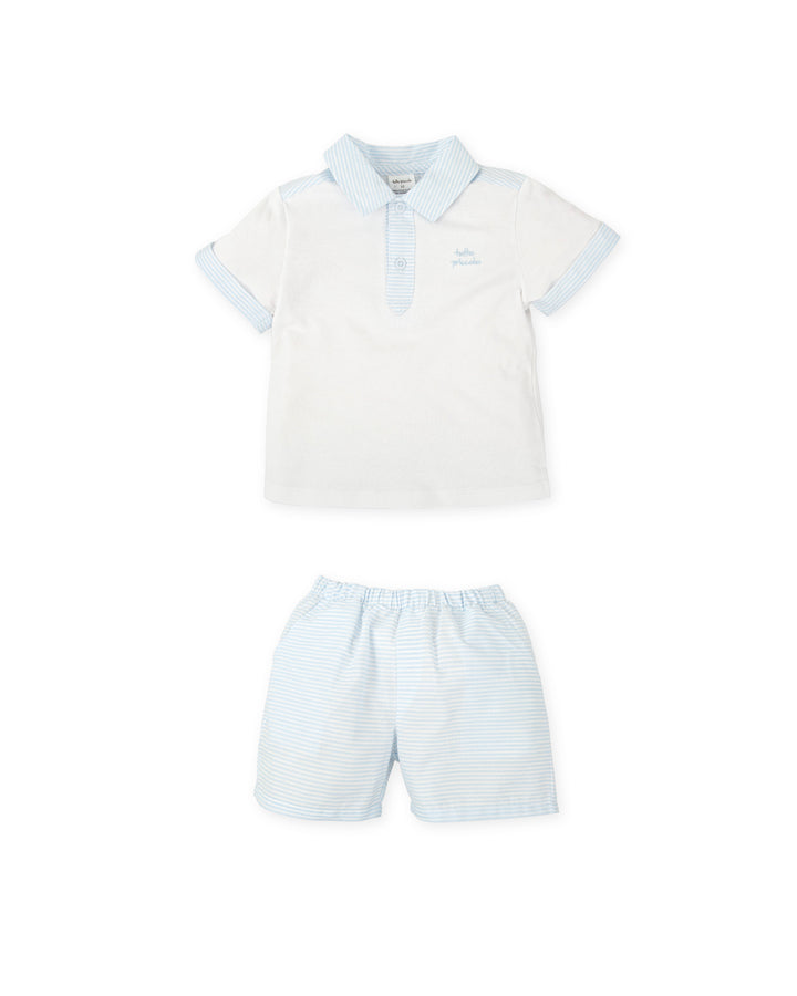 CONJUNTO 2 PZAS. BLANCO CELESTE