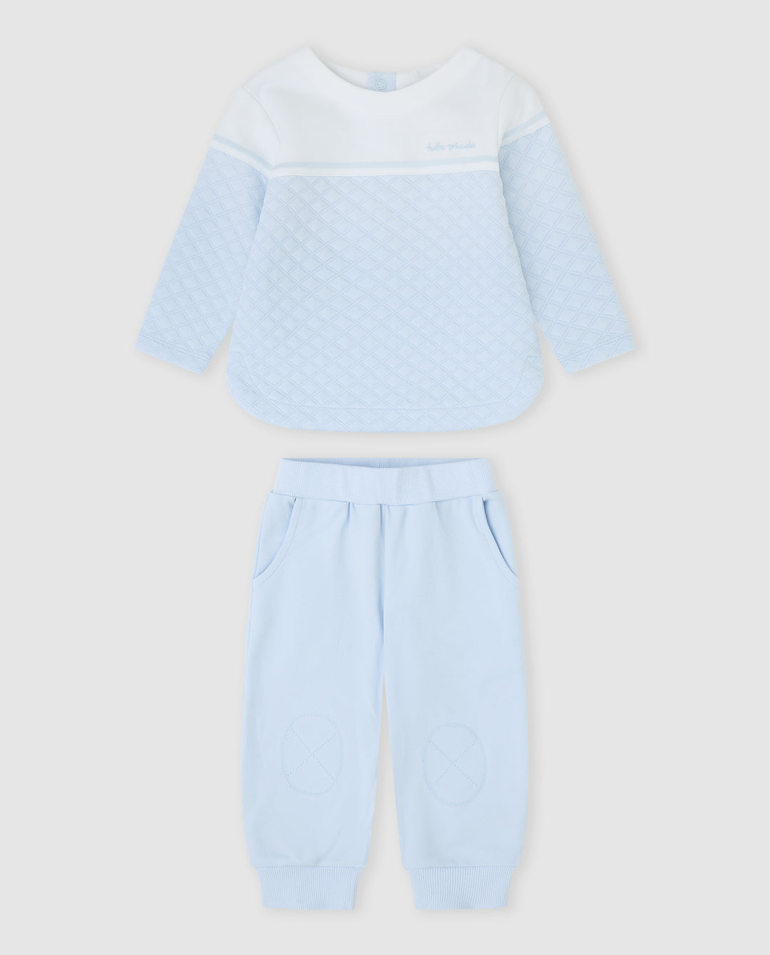 CONJUNTO 2 PZAS. ACOLCHADO AZUL