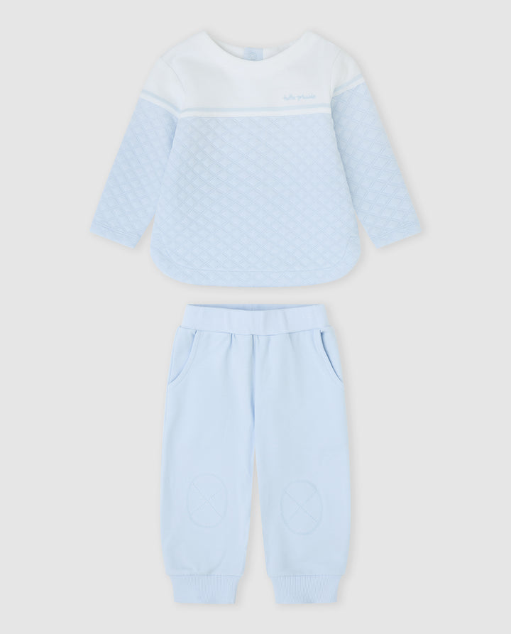 CONJUNTO 2 PZAS. ACOLCHADO AZUL