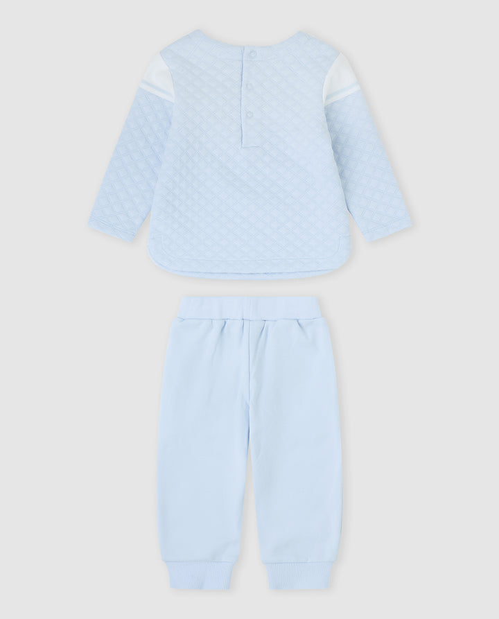 CONJUNTO 2 PZAS. ACOLCHADO AZUL
