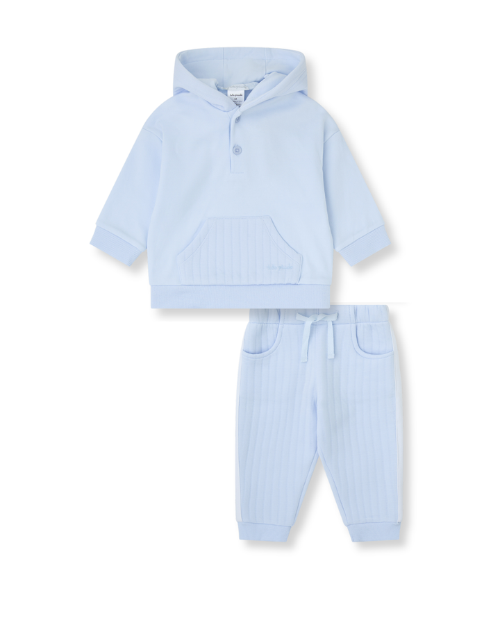CONJUNTO 2 PZAS. AZUL INTERLOCK