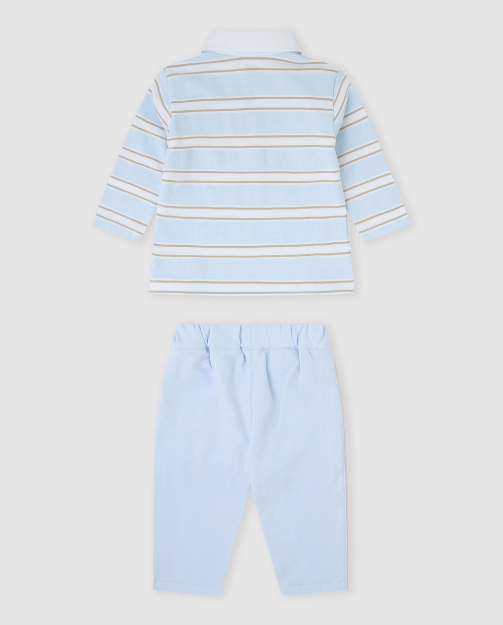 CONJUNTO 2 PZAS. AZUL RAYAS