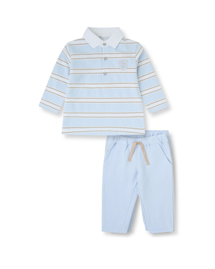 CONJUNTO 2 PZAS. AZUL RAYAS
