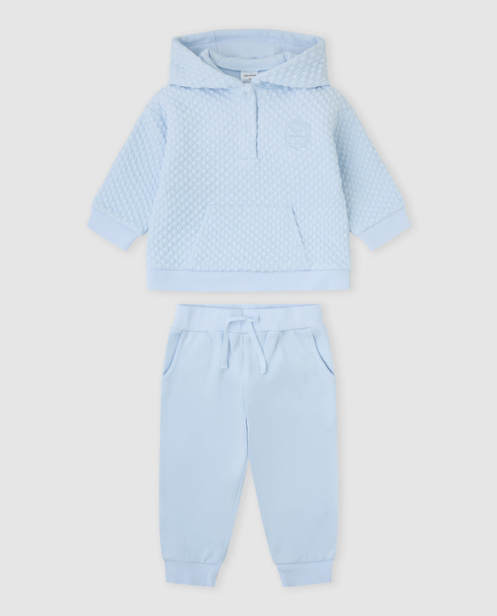 CONJUNTO 2 PZAS. ACOLCHADO AZUL
