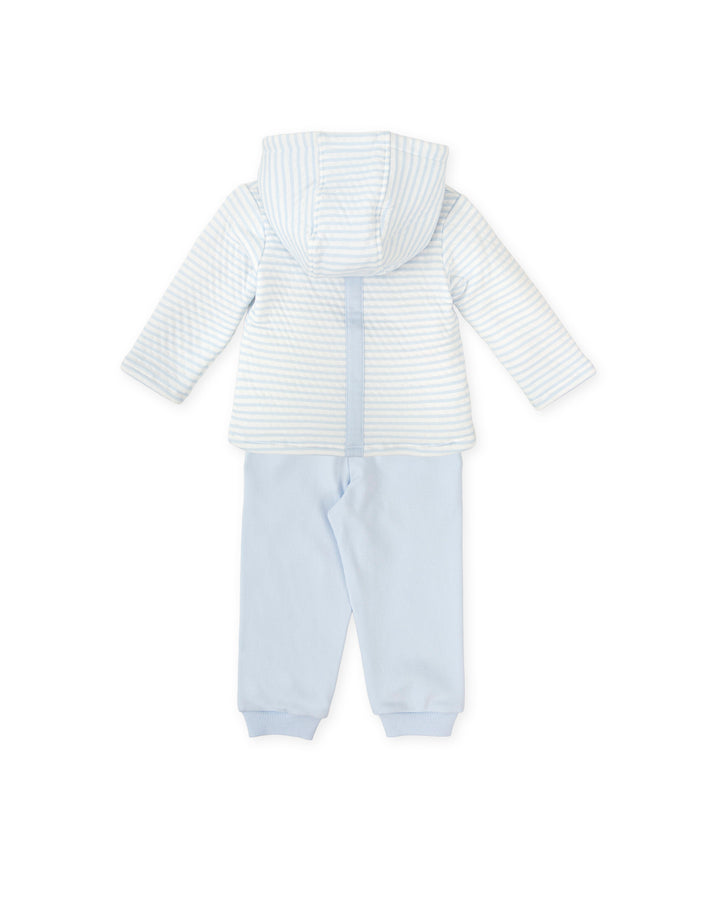 CONJUNTO 2 PZAS. RAYAS AZUL