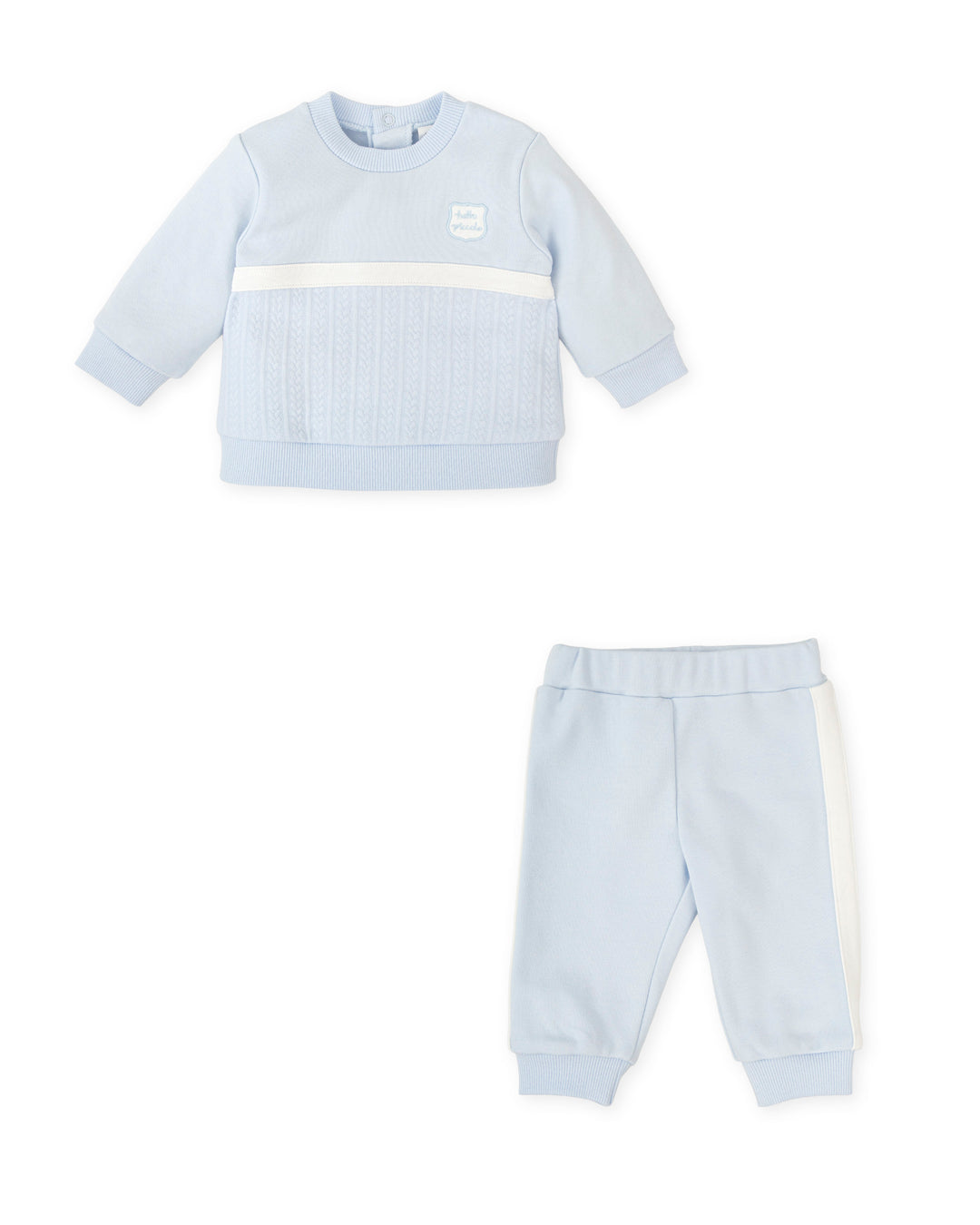 CONJUNTO 2 PZAS. TRENZAS AZUL