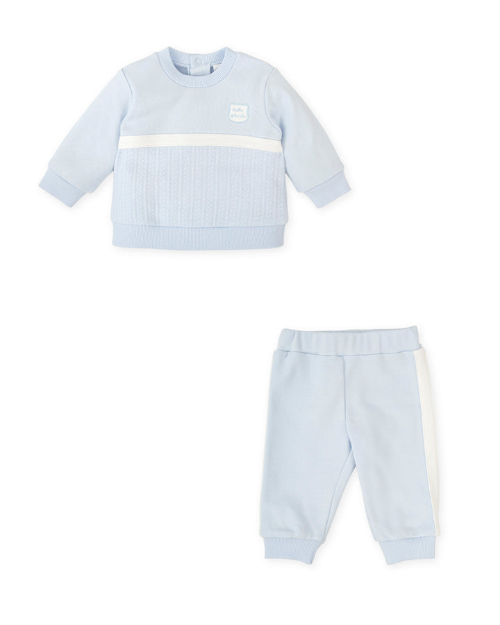 CONJUNTO 2 PZAS. TRENZAS AZUL