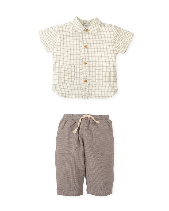 CONJUNTO 2 PZAS. CRUDO