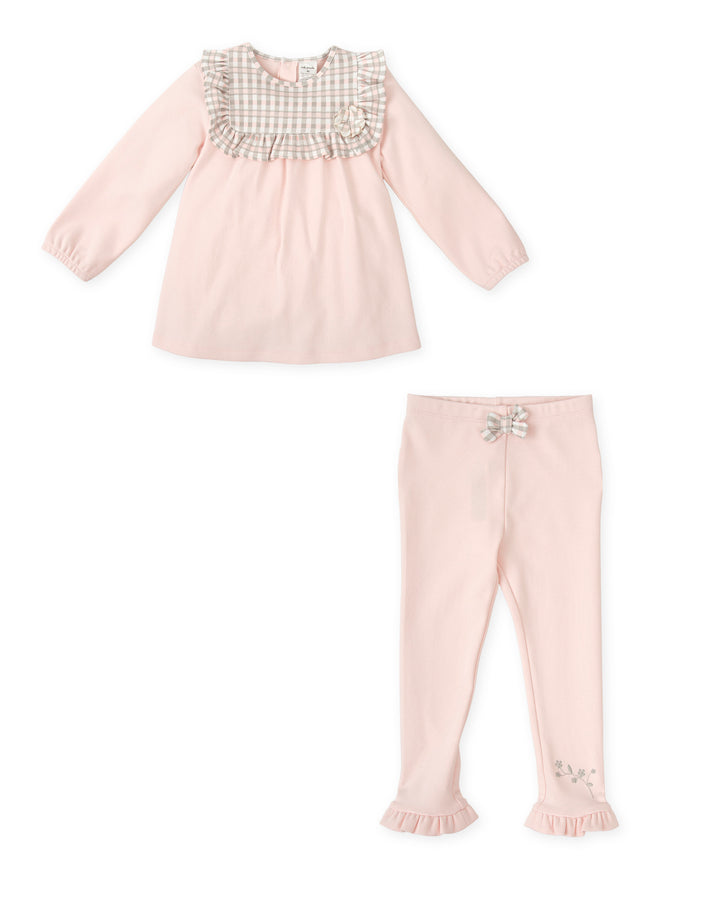 PINK CHECKED TWO PIECES SET