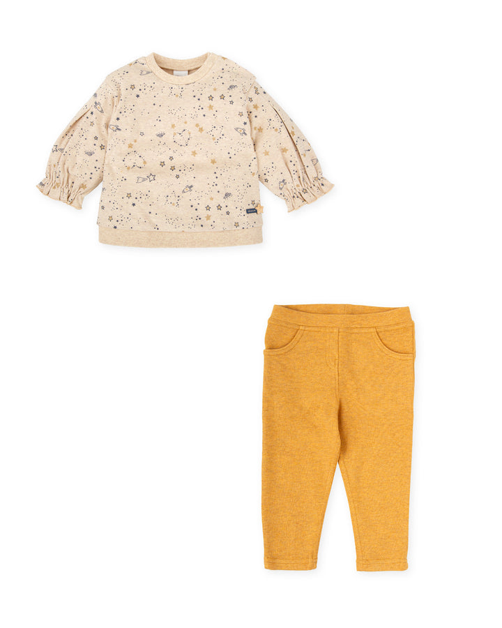 CONJUNTO 2 PZAS. CRUDO