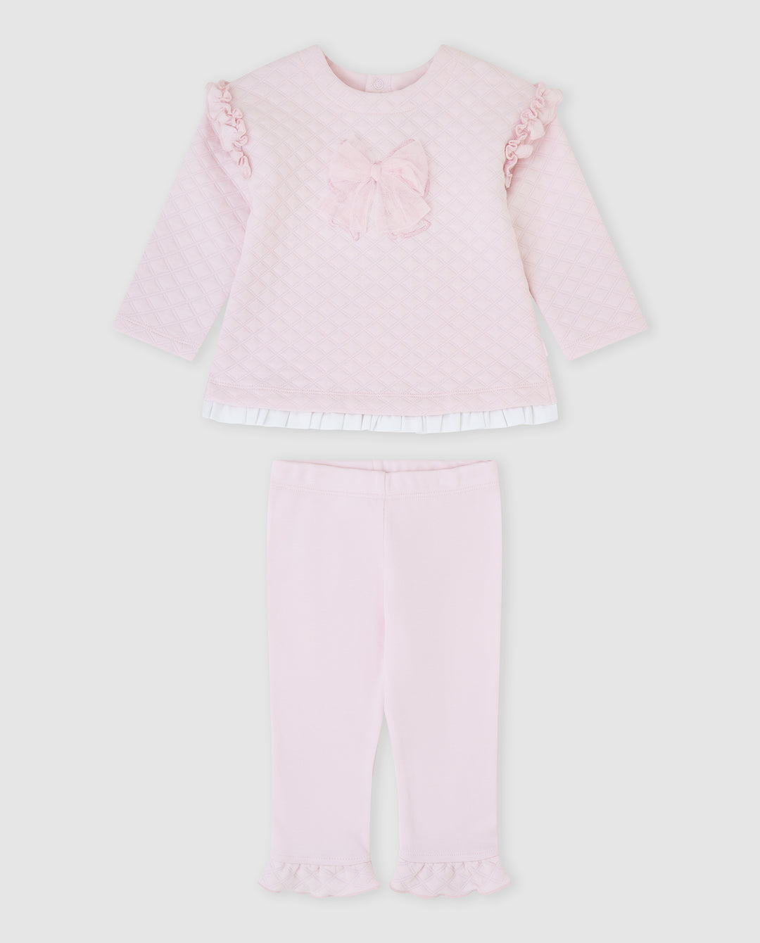 CONJUNTO 2 PZAS. ACOLCHADO ROSA