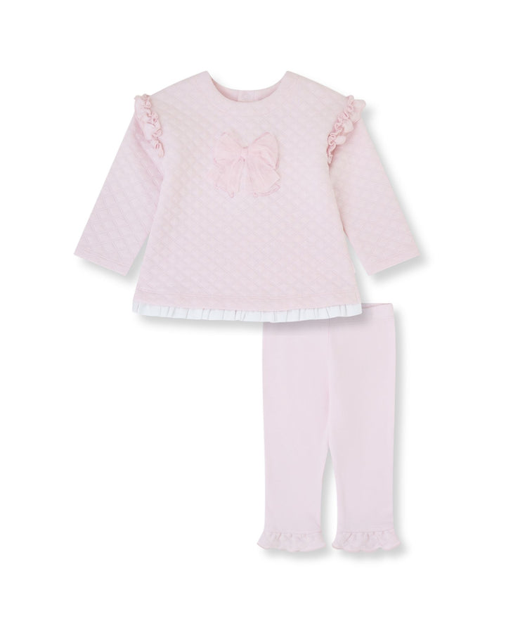 CONJUNTO 2 PZAS. ACOLCHADO ROSA
