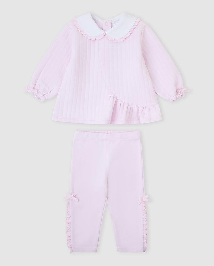 CONJUNTO 2 PZAS. ACOLCHADO ROSA