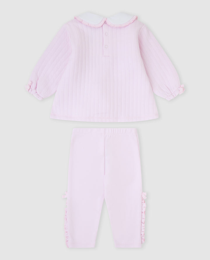 CONJUNTO 2 PZAS. ACOLCHADO ROSA