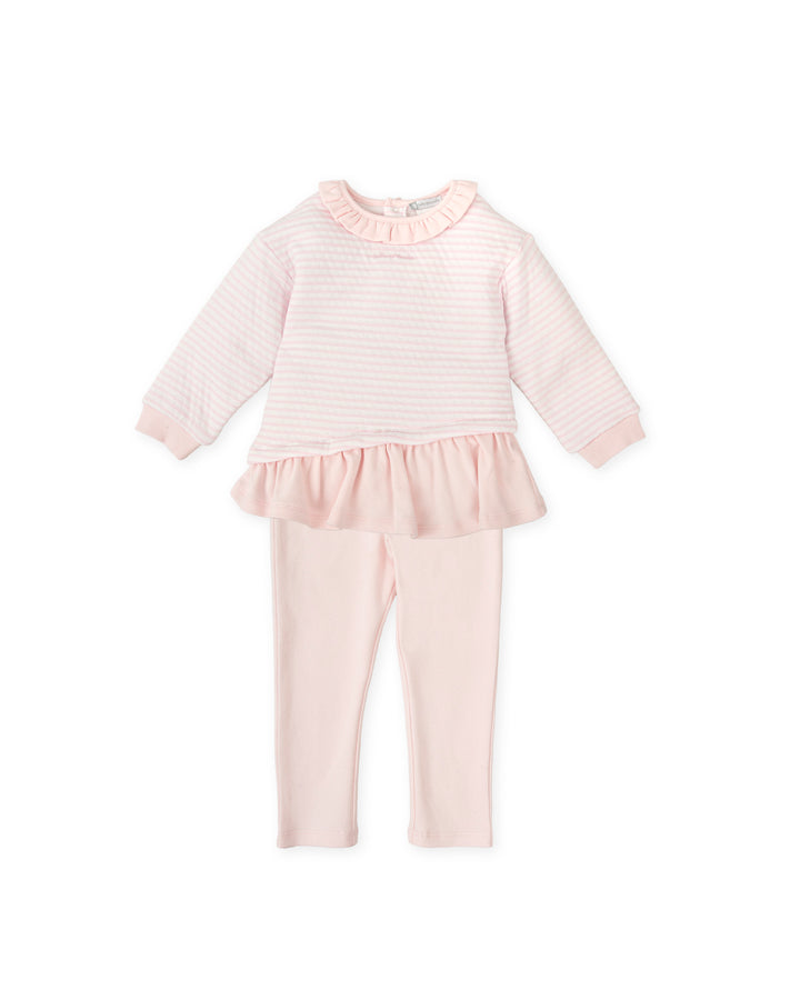 PINK TWO PIECES SET RUFFLES