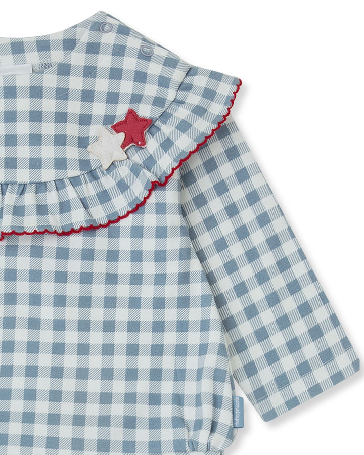 CONJUNTO 2 PZAS. VICHY ÍNDIGO