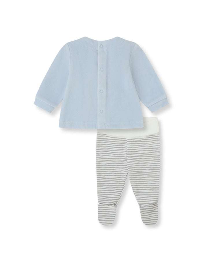 CONJUNTO 2 PZAS. TUNDOSADO AZUL ZEBRA