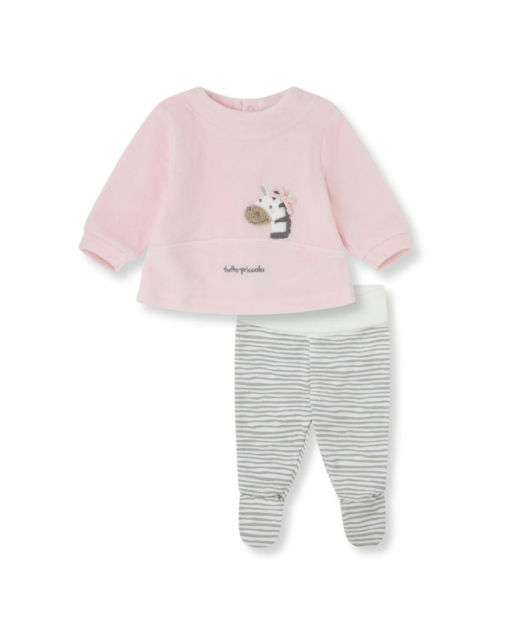 CONJUNTO 2 PZAS. PÉTALO RAYAS ZEBRA