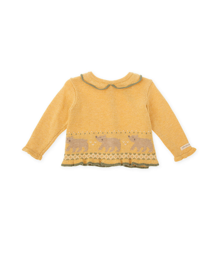 MUSTARD BEAR JUMPER
