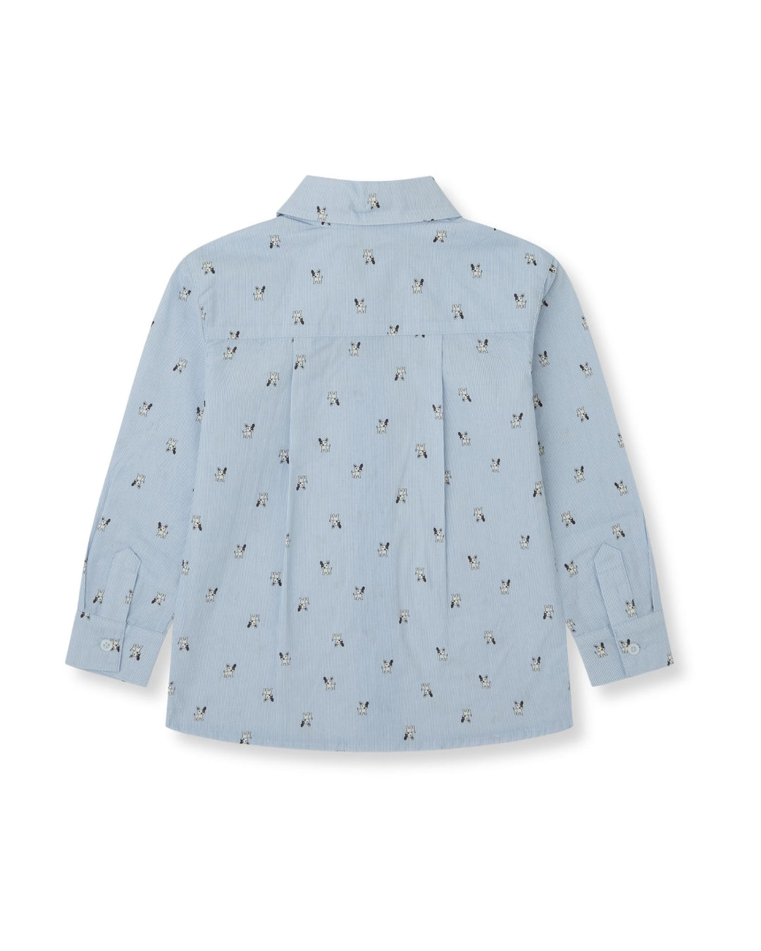 CAMISA AZUL RAYAS PERRITOS