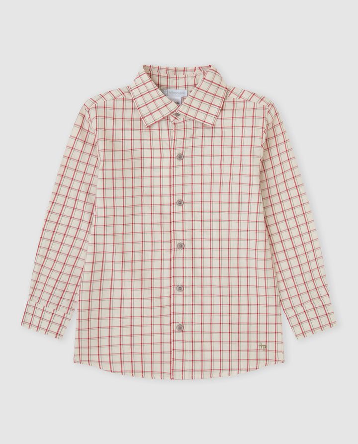 CAMISA ROJA CUADROS