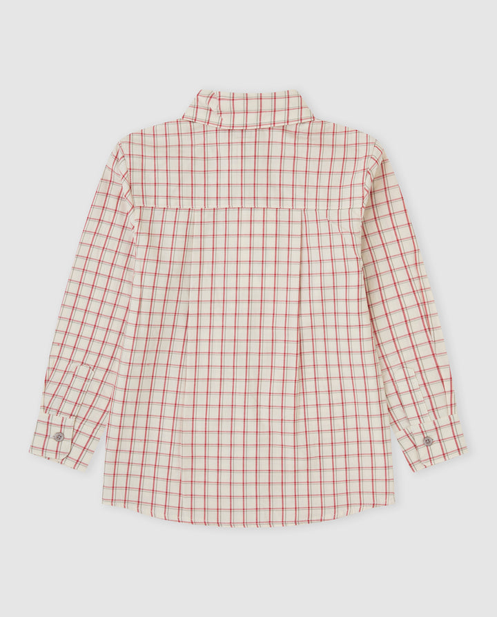CAMISA ROJA CUADROS