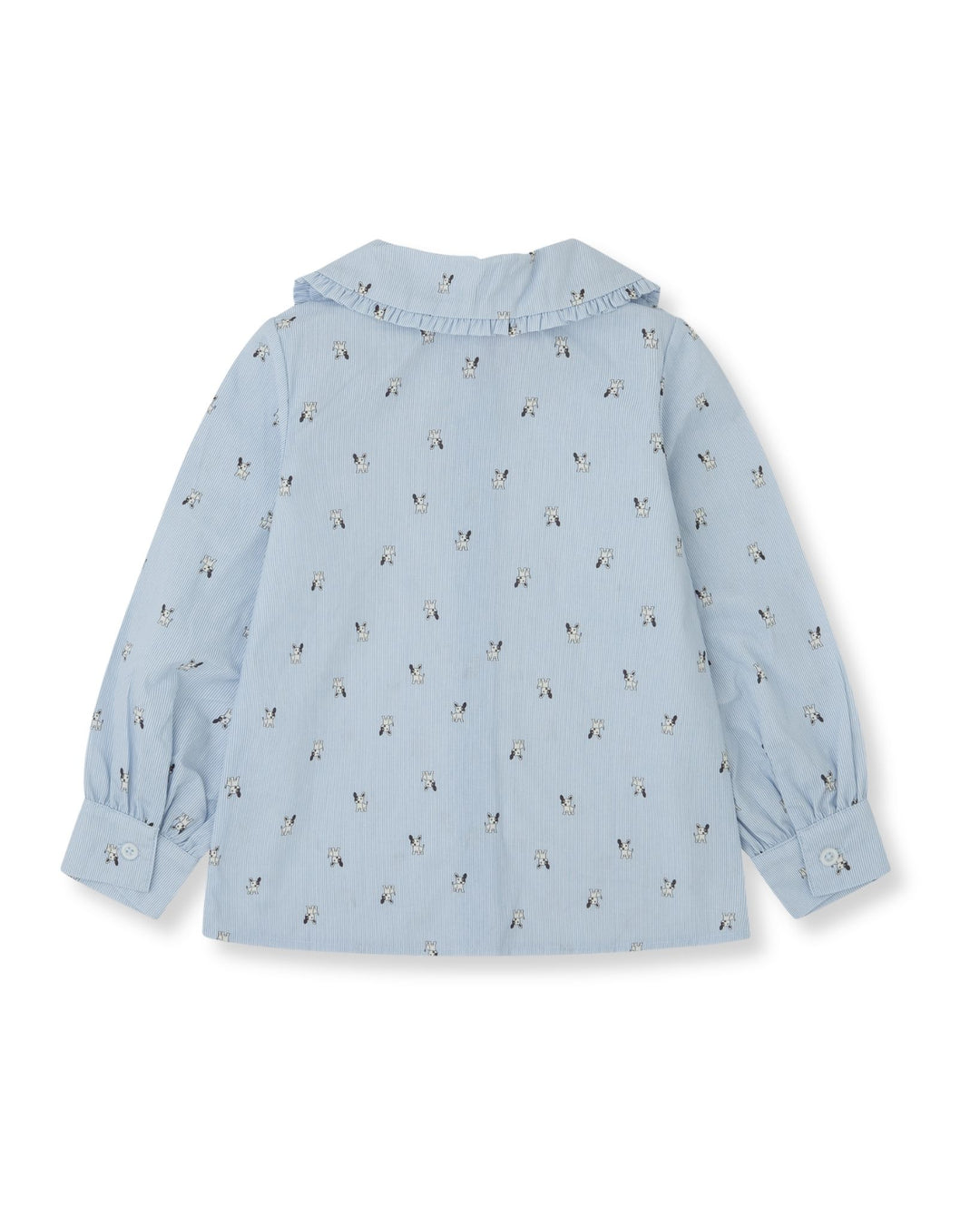 CAMISA AZUL RAYAS PERRITOS