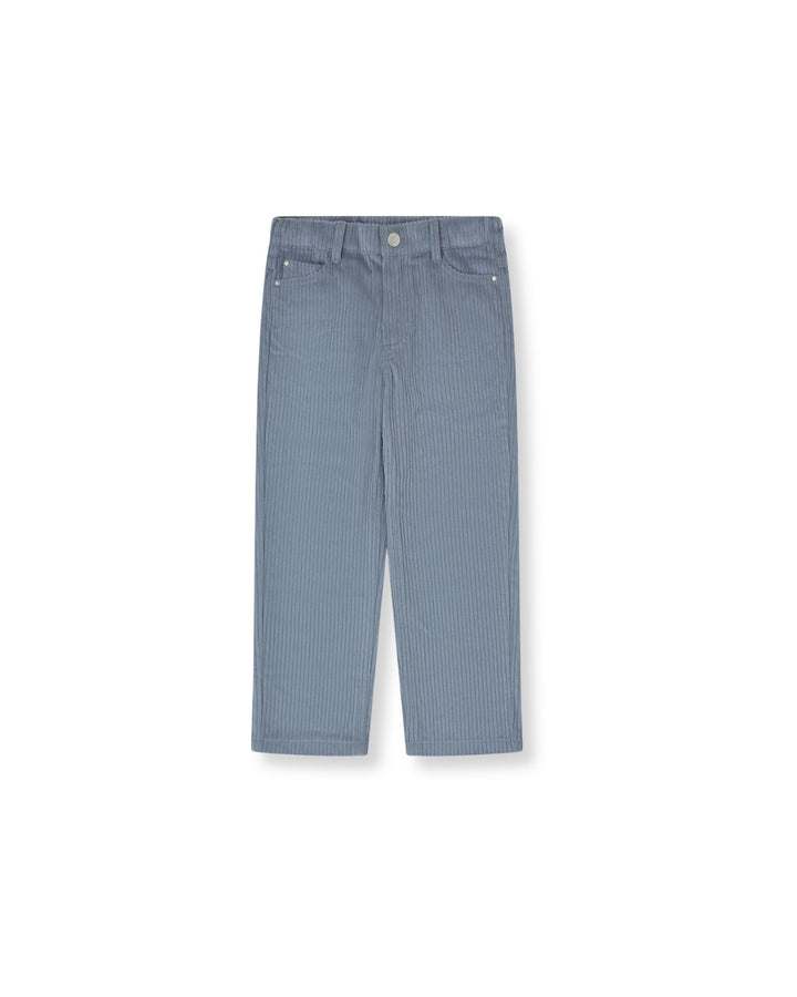 PANTALÓN 5 BOLSILLOS PANA ACERO