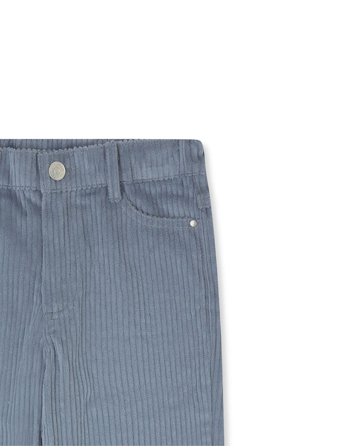 PANTALÓN 5 BOLSILLOS PANA ACERO