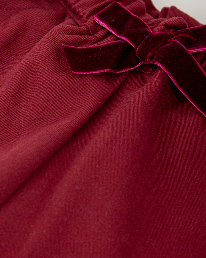 SHORTS GRANATE CON LEOTARDOS