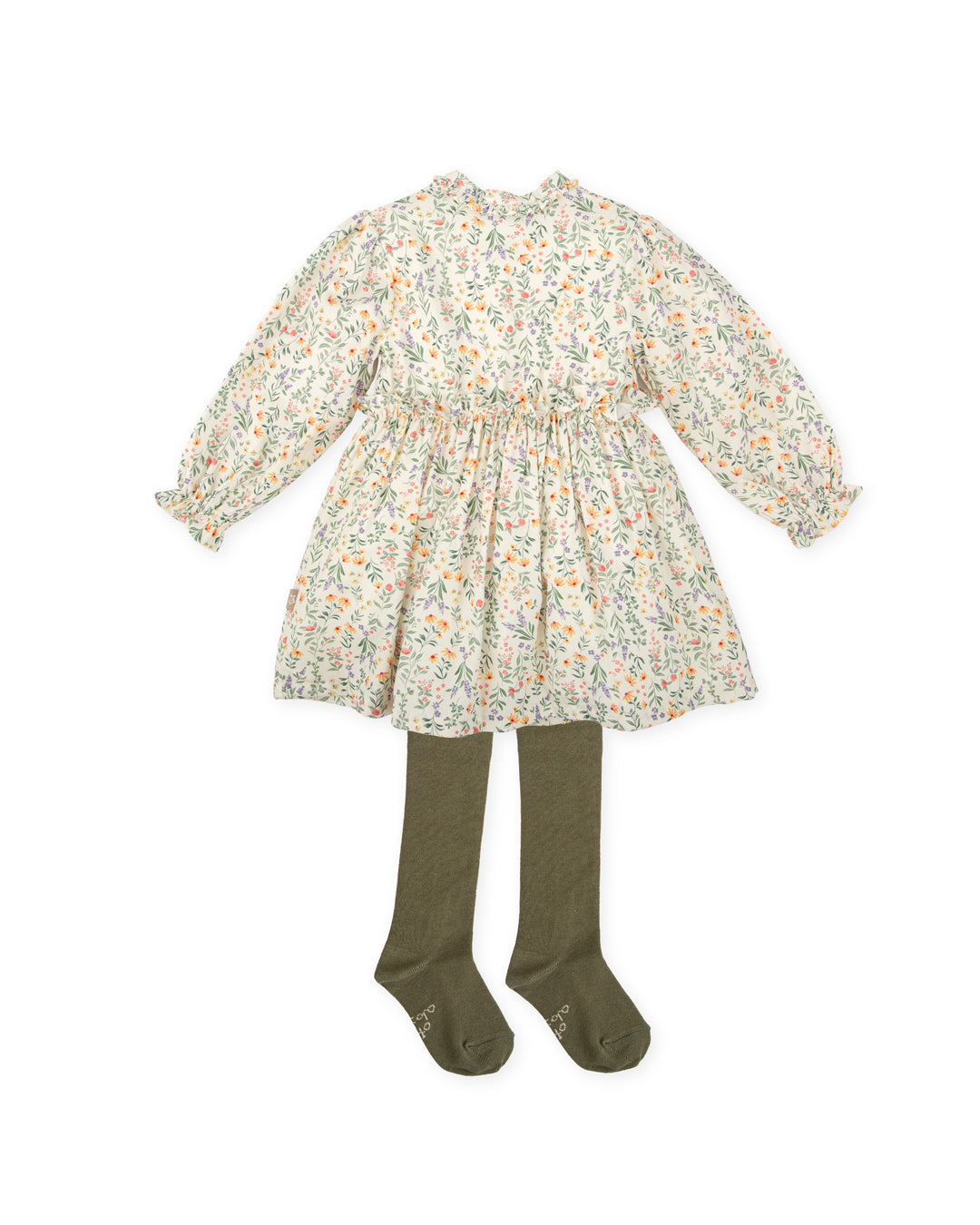 VESTIDO MOSTAZA CON LEOTARDOS