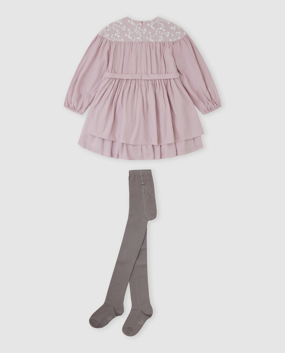 VESTIDO PÉTALO CON LEOTARDOS
