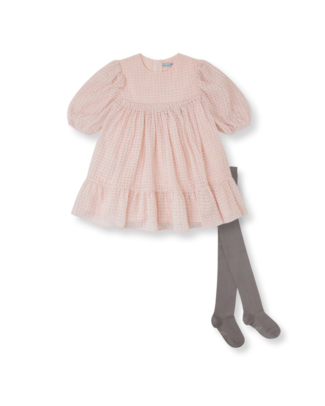 VESTIDO PÉTALO CON CALCETINES