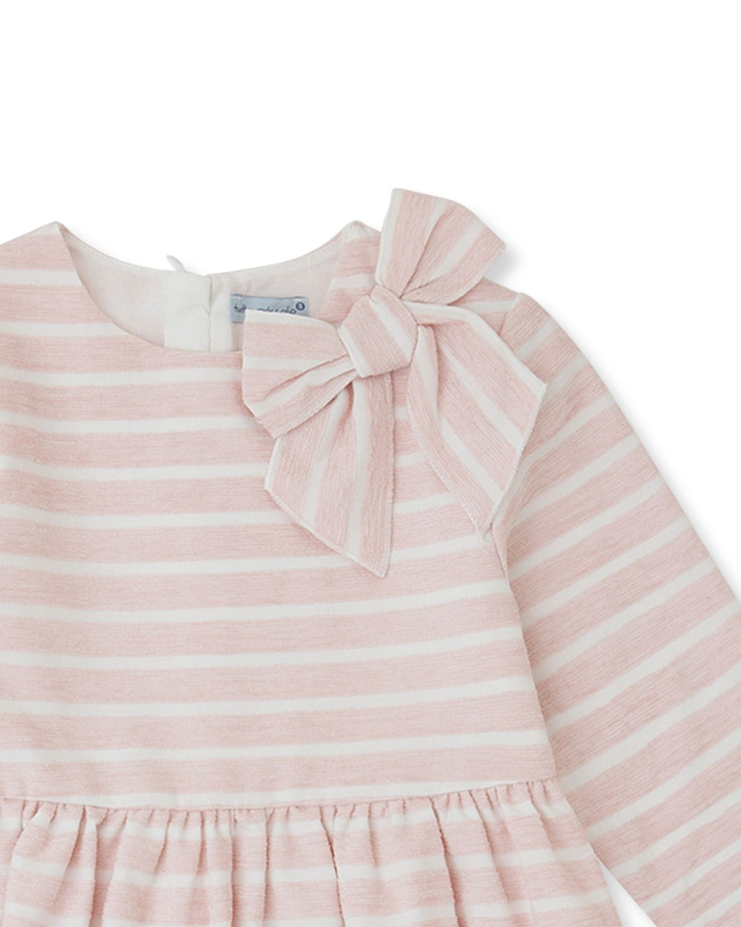 VESTIDO PÉTALO RAYAS CON LEOTARDOS