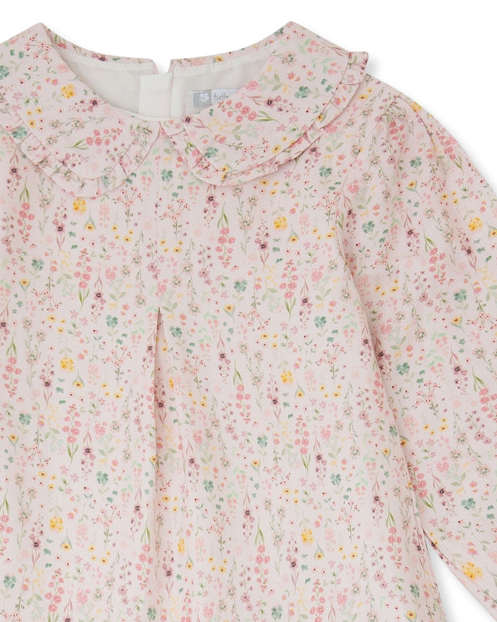 VESTIDO PÉTALO FLORES CON CALCETINES